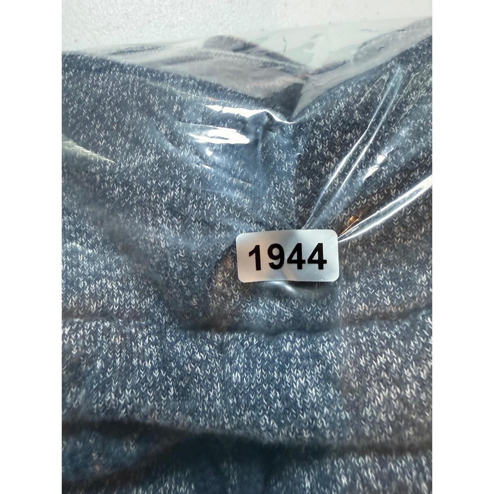 Tommy Bahama women's Large Striped Funnel Neck Pullover Blue Grey knit  L/G - Picture 11 of 11